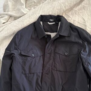 Faherty Black Military Field Jacket